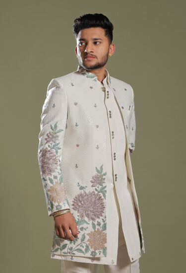 Ivory Indo-Western Set